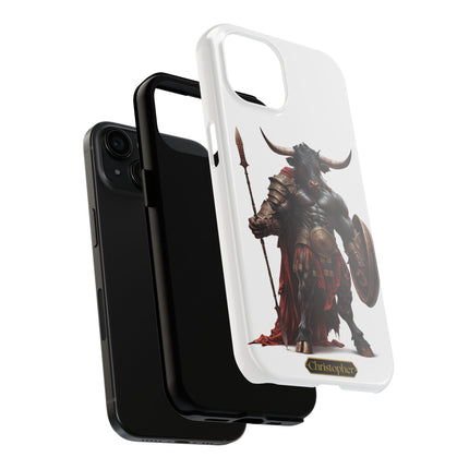 Leonas the Bull – Shield of Sparta - iPhone Case