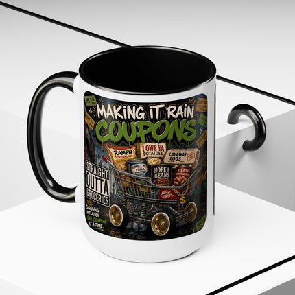 Making It Rain Coupons™ – 15oz Accent Mug