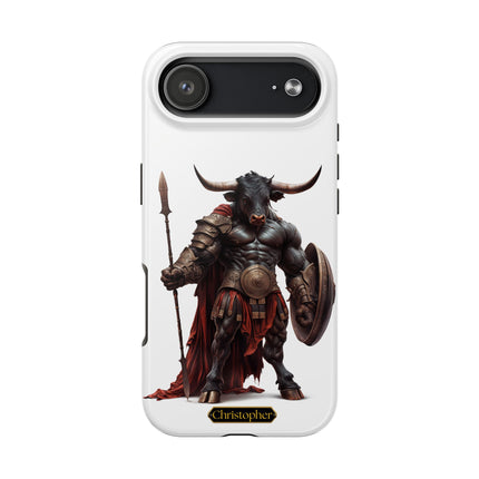 Leonas the Bull – Shield of Sparta - iPhone Case
