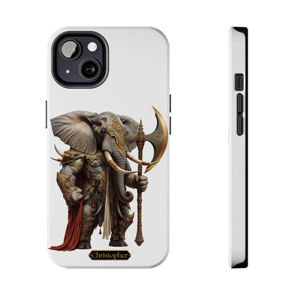 Rajah the Elephant – Guardian of the Golden Empire - iPhone Case