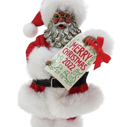 Santa Claus Ornament - African American Santa ornament