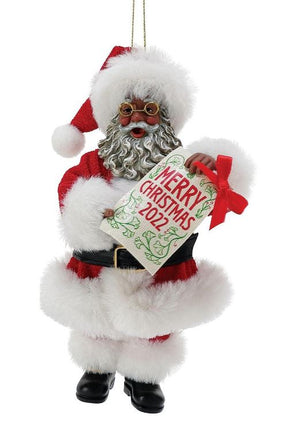 Santa Claus Ornament - African American Santa ornament