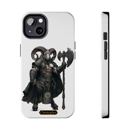 Caelan the Ram – Warden of the Clans - iPhone Case