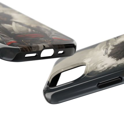 Black Samurai Warrior - iPhone Case - personalized