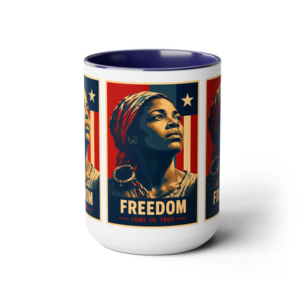 Juneteenth Freedom - 15oz Mug