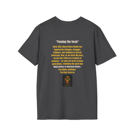 Passing The Torch - T-shirt - Black History Month 100 Year Anniv