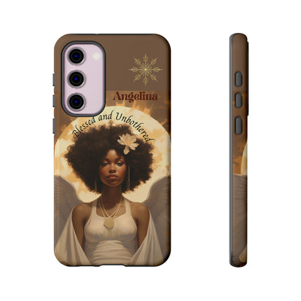 Blessed and Unbothered - Samsung Galaxy phone case - personalized