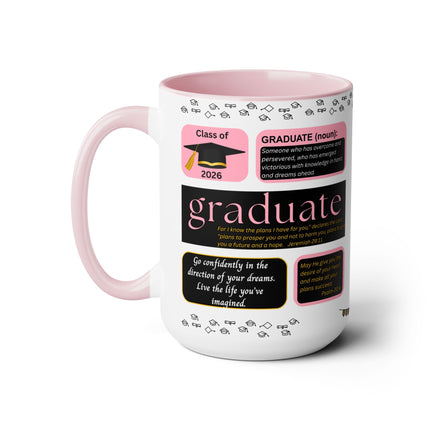 Graduation Mug - Class of 2026 - 15oz - color