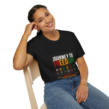Journey To Freedom Juneteenth - T-shirt