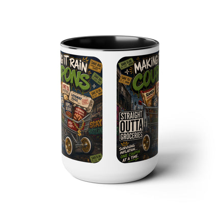 Making It Rain Coupons™ – 15oz Accent Mug