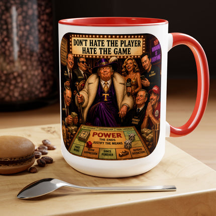 Don't Hate The Player - Hate The Game - 15oz mug