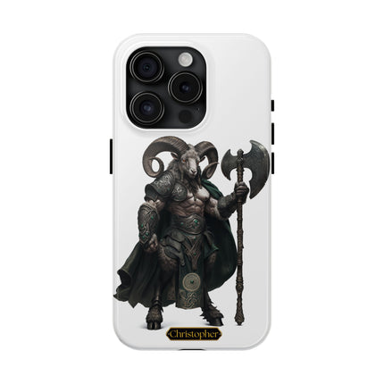 Caelan the Ram – Warden of the Clans - iPhone Case