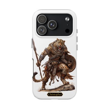Thabo the Leopard – Spear of the Savanna - iPhone Case