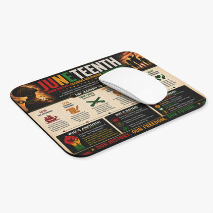 Juneteenth Infographic Mouse Pad