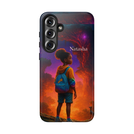 Limitless Wonder - Girl - Samsung Galaxy phone case - personalized