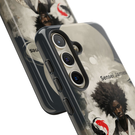 Black Samurai Warrior - Samsung Galaxy phone case - personalized