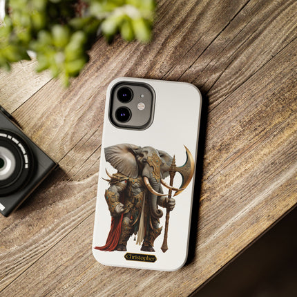 Rajah the Elephant – Guardian of the Golden Empire - iPhone Case