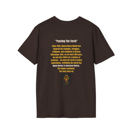 Passing The Torch - T-shirt - Black History Month 100 Year Anniv