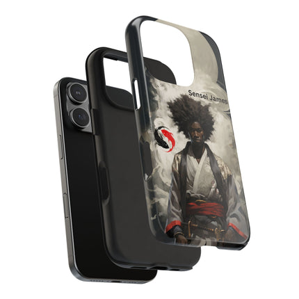 Black Samurai Warrior - iPhone Case - personalized