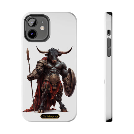 Leonas the Bull – Shield of Sparta - iPhone Case