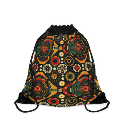 Rhythm & Roots - drawstring tote bag