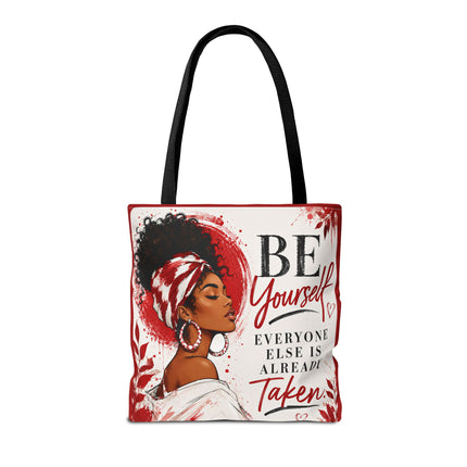 Be Yourself - Tote Bag - red