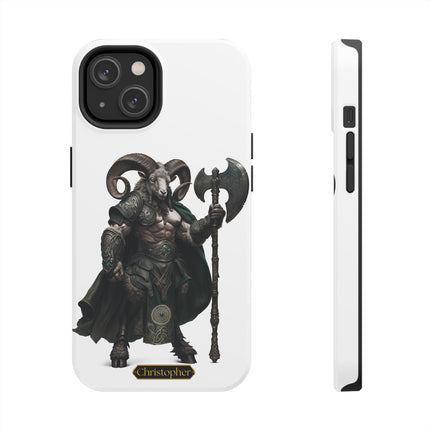 Caelan the Ram – Warden of the Clans - iPhone Case
