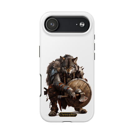 Ragnar the Wolf – Viking Berserker iPhone Case