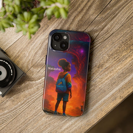 Limitless Wonder - Girl - iPhone Case - personalized