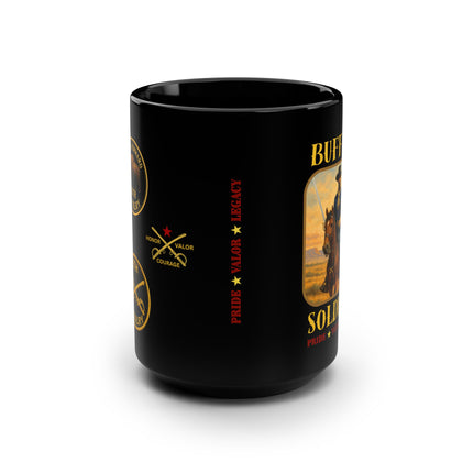 Buffalo Soldiers - Pride Valor Legacy – 15oz mug - black