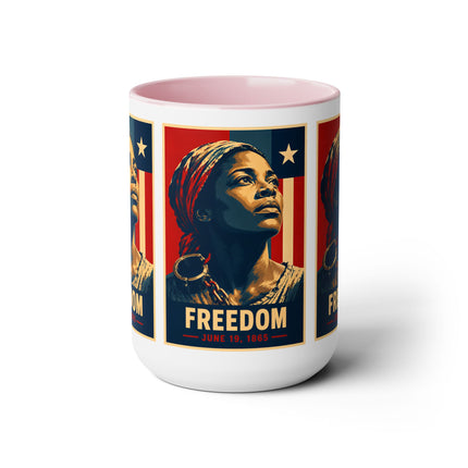 Juneteenth Freedom - 15oz Mug