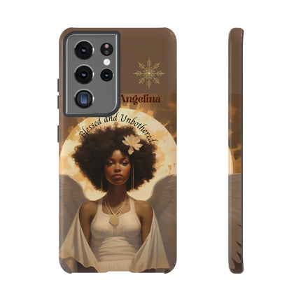 Blessed and Unbothered - Samsung Galaxy phone case - personalized