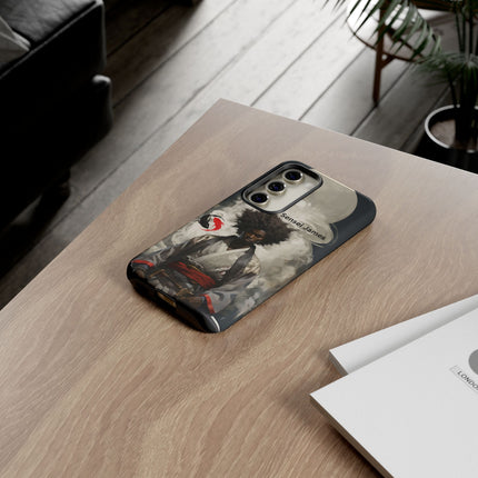 Black Samurai Warrior - Samsung Galaxy phone case - personalized