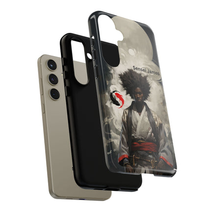 Black Samurai Warrior - Samsung Galaxy phone case - personalized