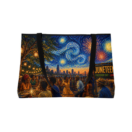 Juneteenth Night Swirls - Weekender Tote Bag