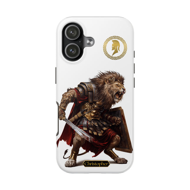 Maximus the Lion – Gladiator of the Arena - iPhone Case