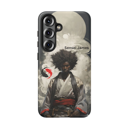 Black Samurai Warrior - Samsung Galaxy phone case - personalized