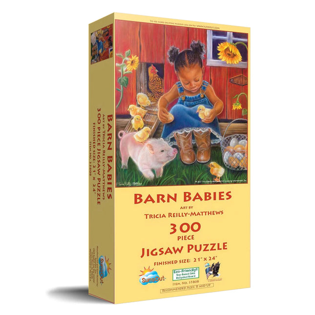Barn Babies - 300 piece jigsaw puzzle