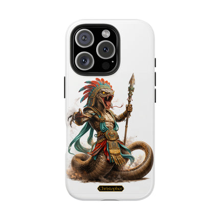 Xolotl the Cobra – Serpent of the Sun Temple - iPhone Case