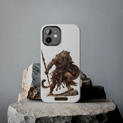 Thabo the Leopard – Spear of the Savanna - iPhone Case