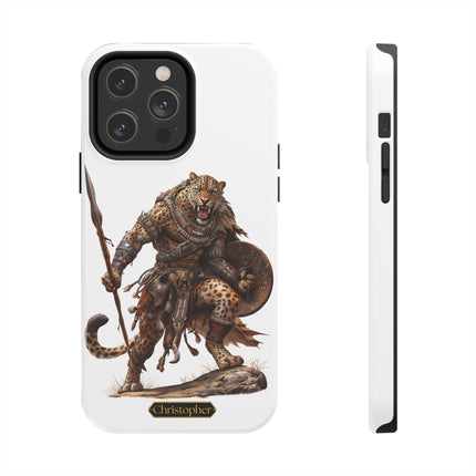 Thabo the Leopard – Spear of the Savanna - iPhone Case