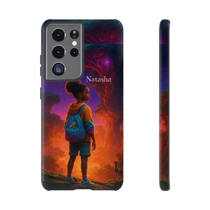 Limitless Wonder - Girl - Samsung Galaxy phone case - personalized