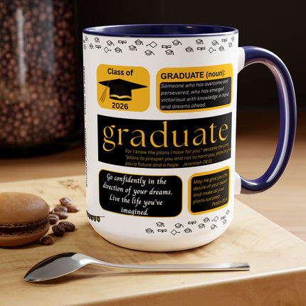Graduation Mug - Class of 2026 - 15oz - color