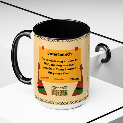 Celebrate Freedom Juneteenth - 15oz mug