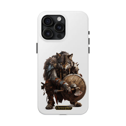 Ragnar the Wolf – Viking Berserker iPhone Case
