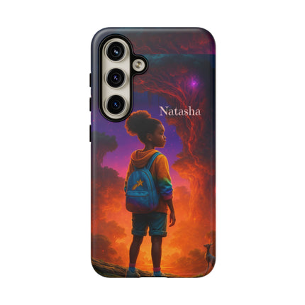 Limitless Wonder - Girl - Samsung Galaxy phone case - personalized