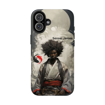 Black Samurai Warrior - iPhone Case - personalized