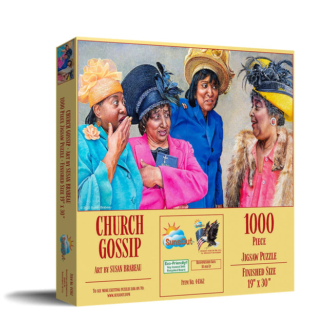Church Gossip - 1000 piece jigsaw puzzle