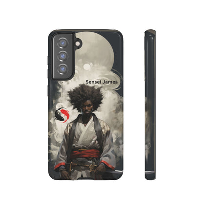 Black Samurai Warrior - Samsung Galaxy phone case - personalized
