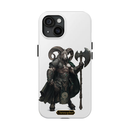 Caelan the Ram – Warden of the Clans - iPhone Case